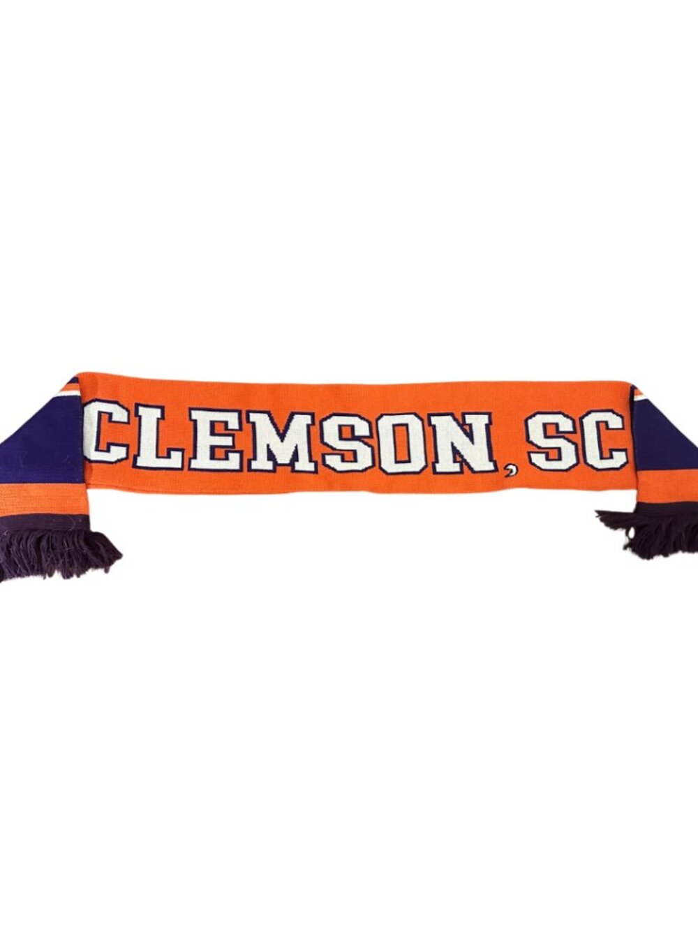 Clemson Tigers Orange & Purple Scarf
